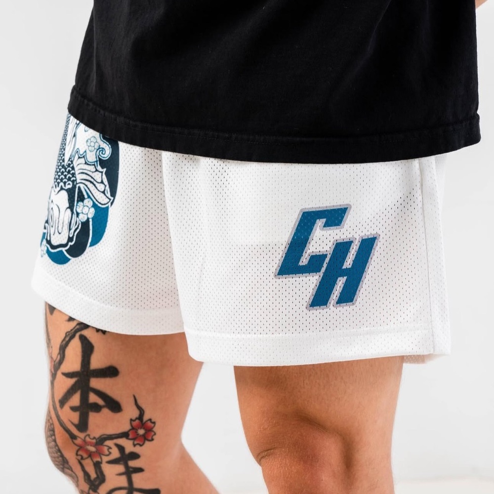 Common Hype - Blue Dot Koi Premium Mesh Shorts